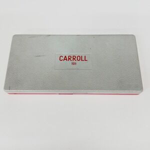 Vintage‎ Carroll 1109 Drafting Tool Set Compass Geometry Kit West Germany Case